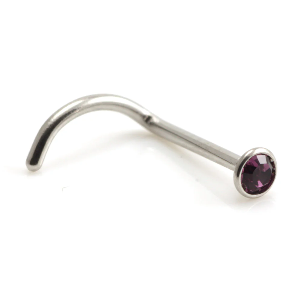 Steel Gem Nose Stud - SNS1 - Image 13