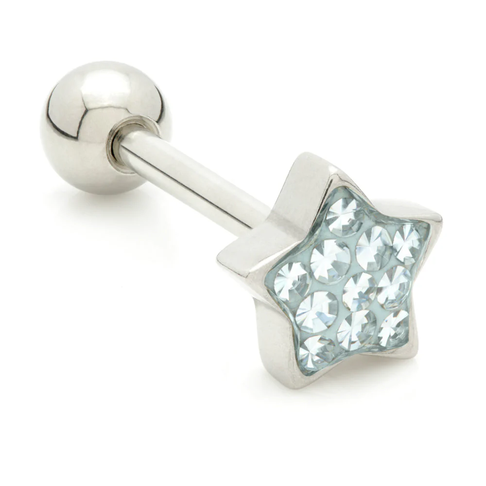 Steel Gem Star - Tongue Bar - Image 3