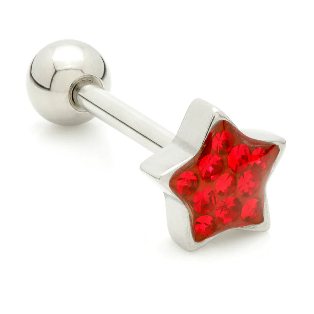 Steel Gem Star - Tongue Bar - Image 5