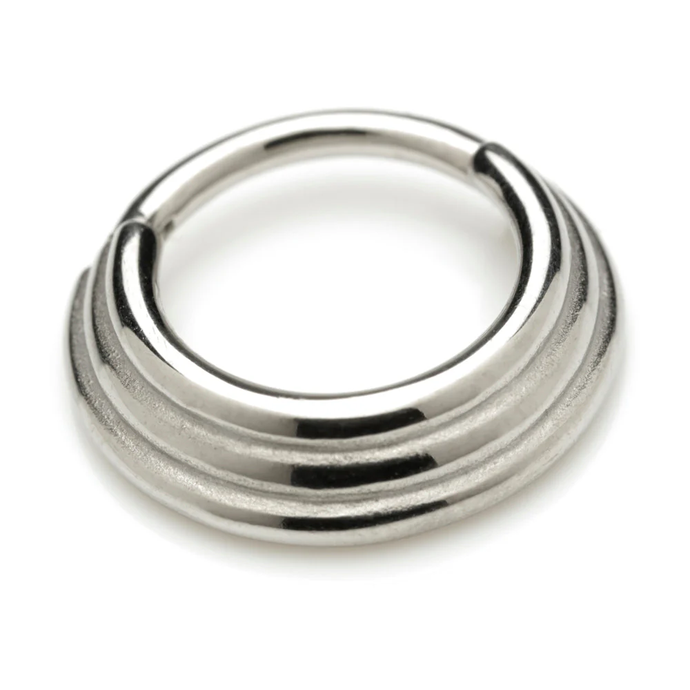 Steel Hinged Graduated Banded Ring - Image 2