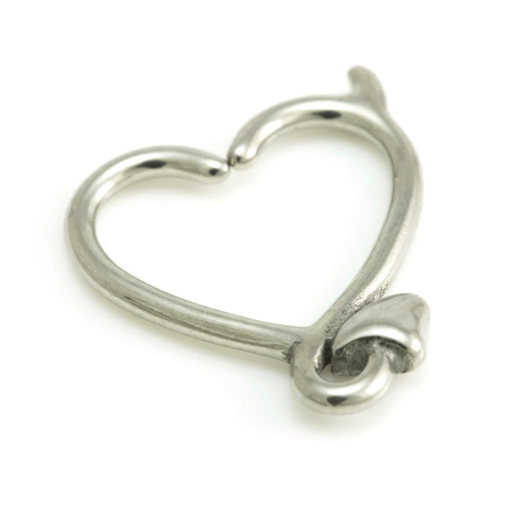 Steel Horny Heart Ring - HORNYHRING - Image 2