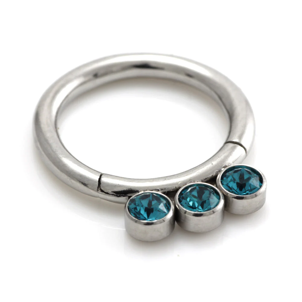 Steel Jewel Hinged Segment Ring - Image 10