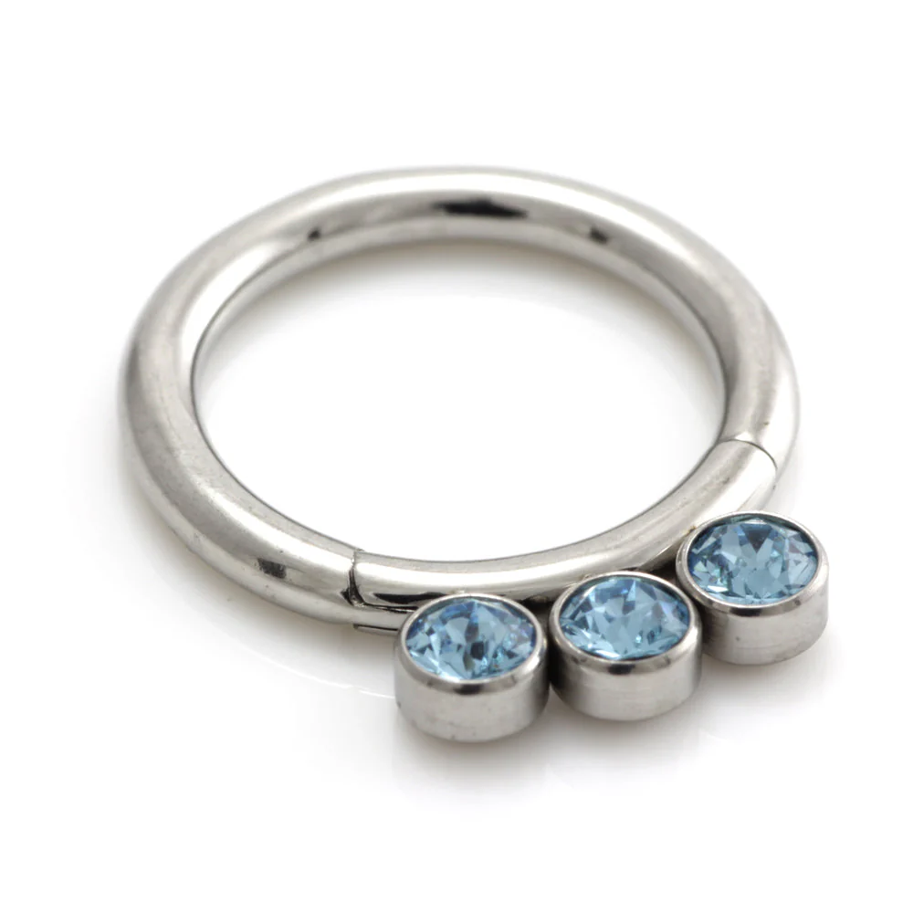 Steel Jewel Hinged Segment Ring - Image 11