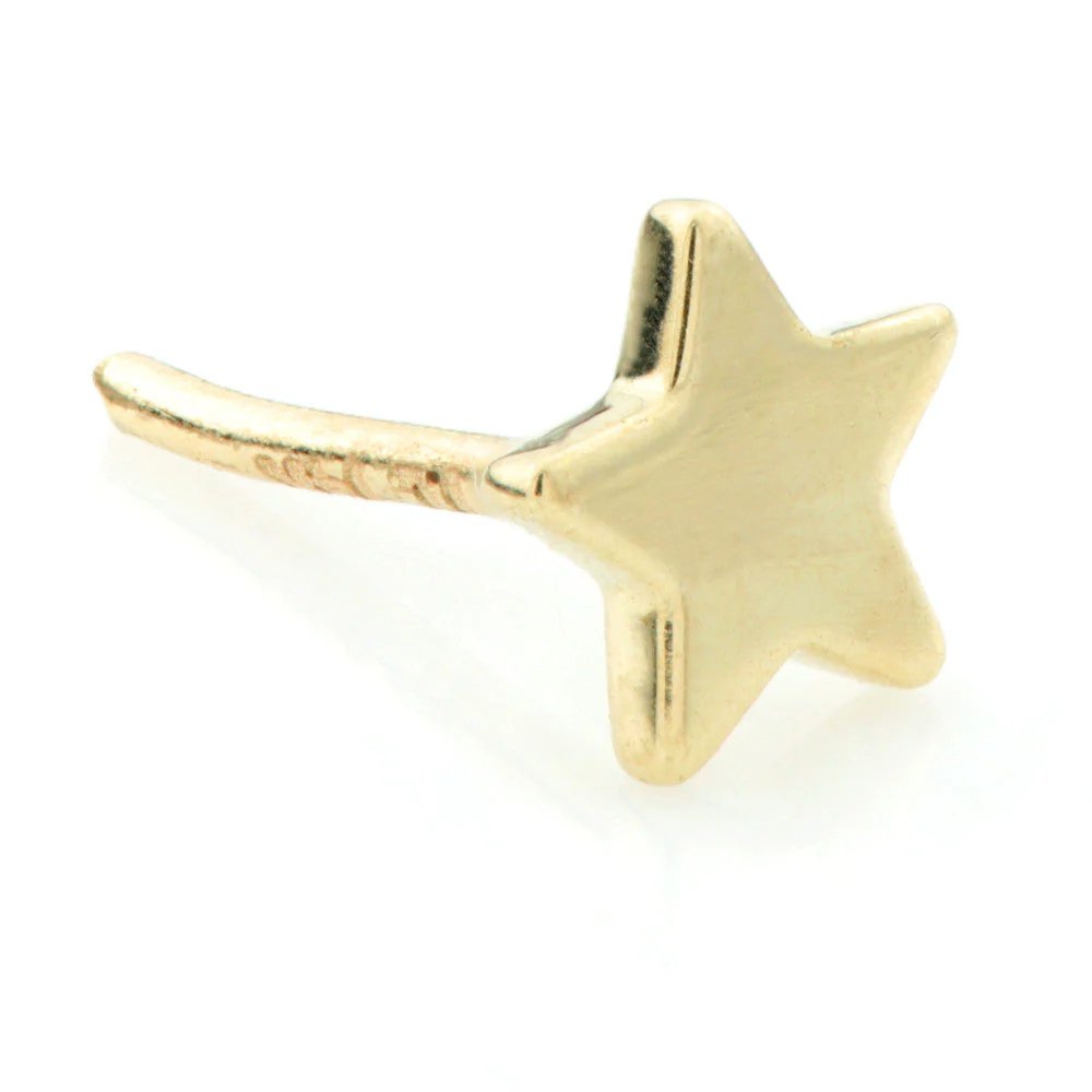 Sterile - TL - 14ct Gold Star Threadless Attachment (sold individually) - Image 2