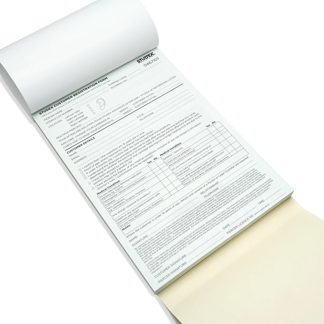Studex Client Registration Book