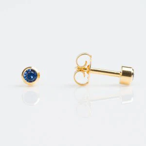 Studex Regular Gold Plated Bezel September Studs - Pack of 12