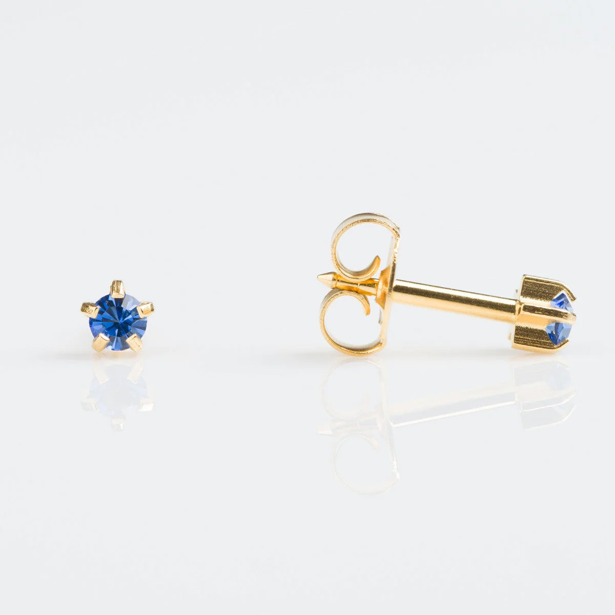 Studex Regular Gold Plated Tiffany September Studs - Pack of 12