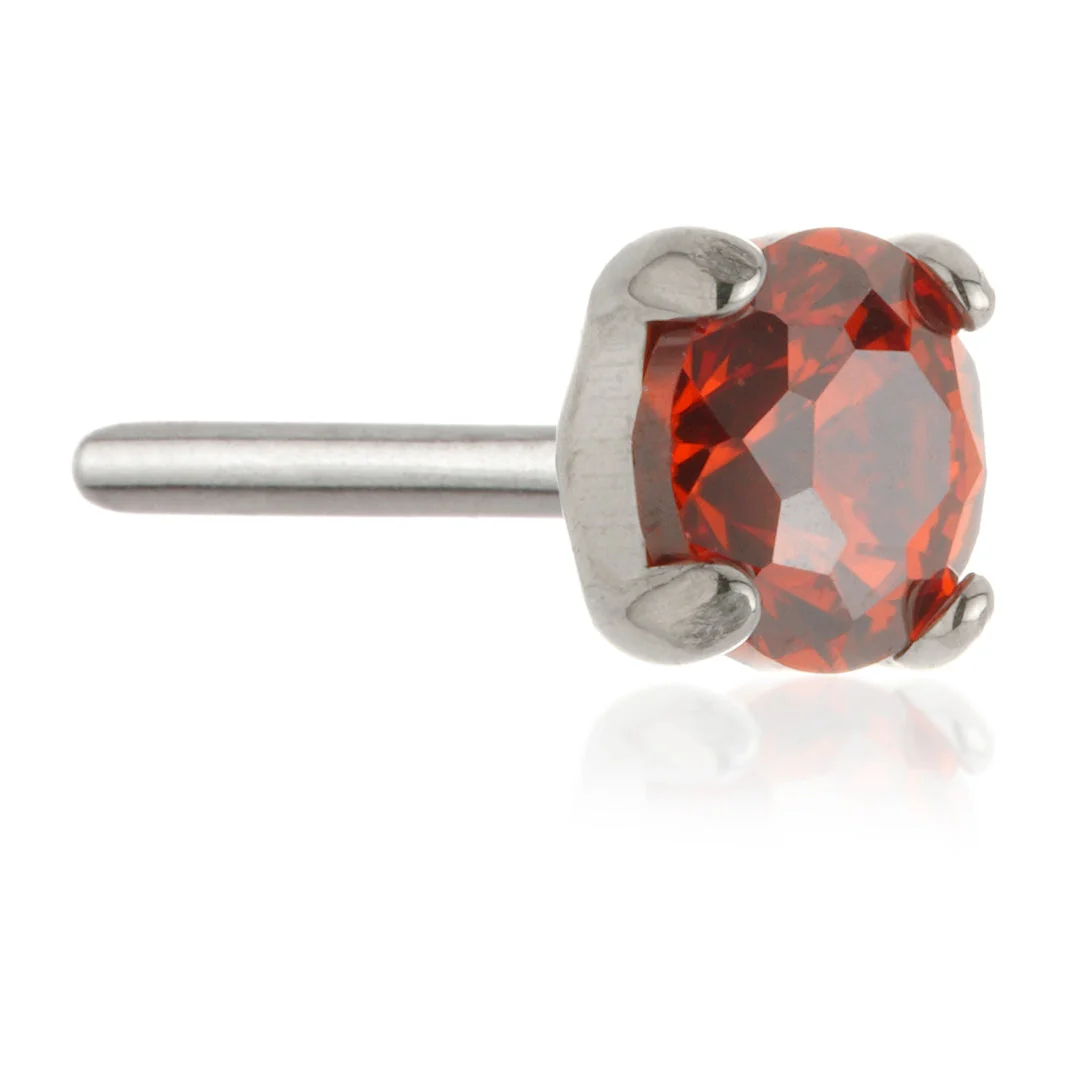 Threadless Ti Prong Set Gem - Image 5