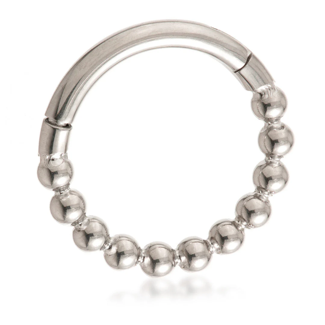 Ti Couture Bubble Hinge Ring