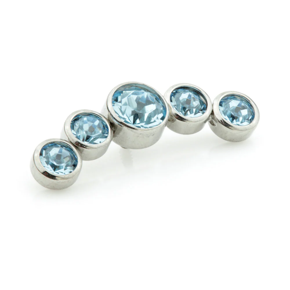 Ti Couture Internal Titanium Gem Crescent Attachment - Image 3