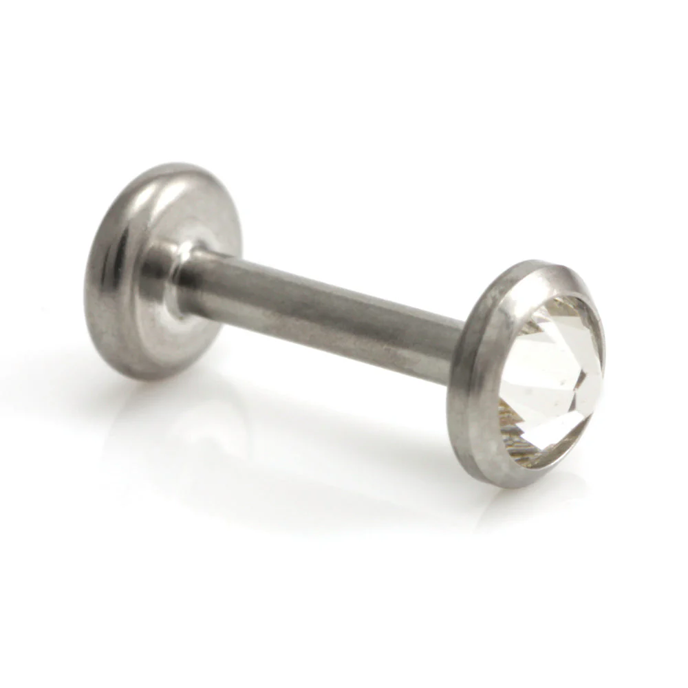 Ti Couture Internal Titanium Gem Disk Micro Labret - Image 2