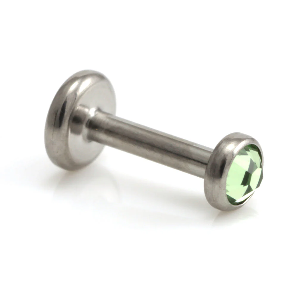 Ti Couture Internal Titanium Gem Disk Micro Labret - Image 5