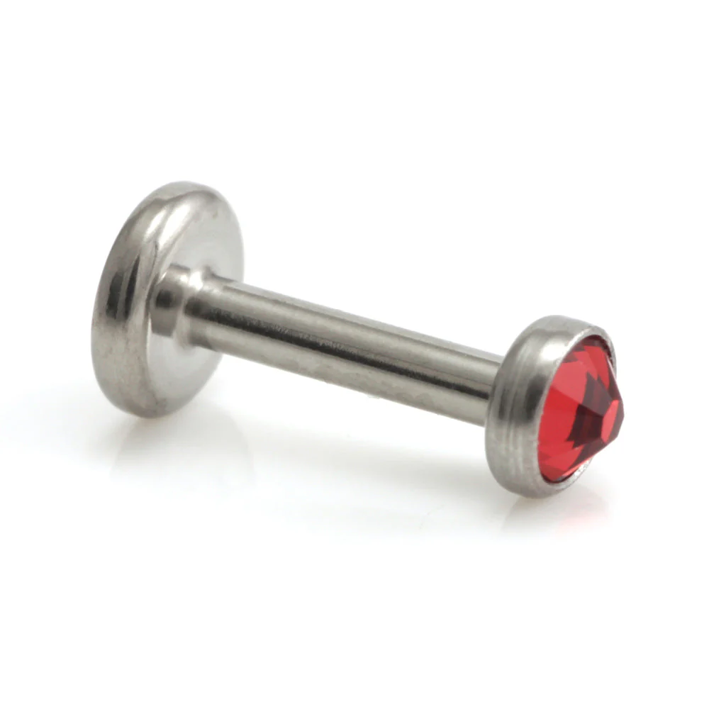 Ti Couture Internal Titanium Gem Disk Micro Labret - Image 6