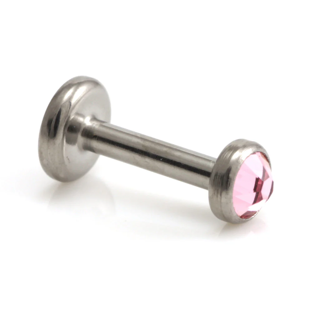 Ti Couture Internal Titanium Gem Disk Micro Labret - Image 7