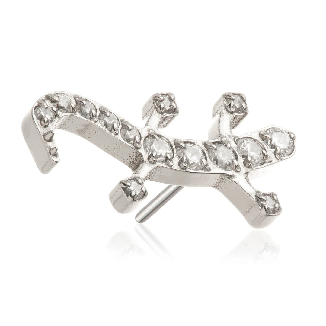 Ti Couture Threadless Jewelled Gecko Attachment