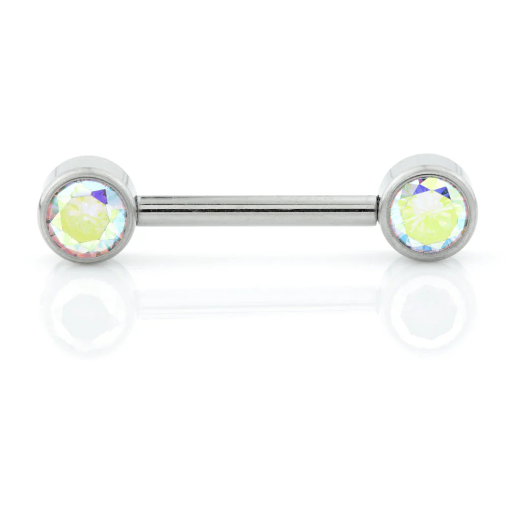 Ti Internal Forward Facing Double Jewelled Disk Barbell 1.6mm - Image 5