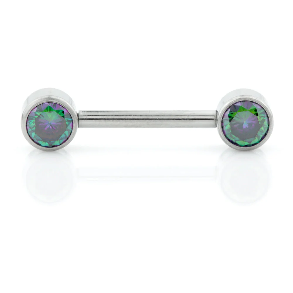 Ti Internal Forward Facing Double Jewelled Disk Barbell 1.6mm - Image 6