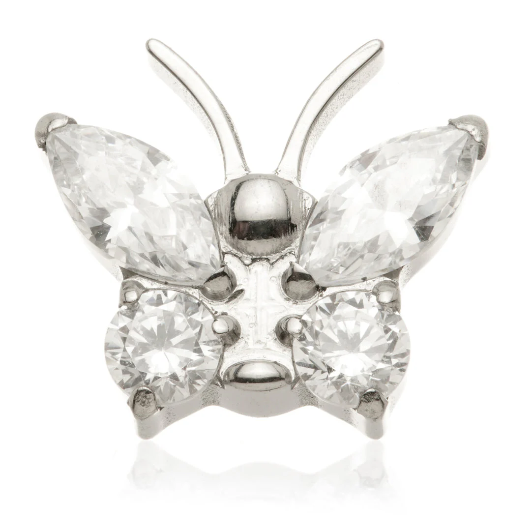 Ti Internal Gem Butterfly Attachment - Image 2