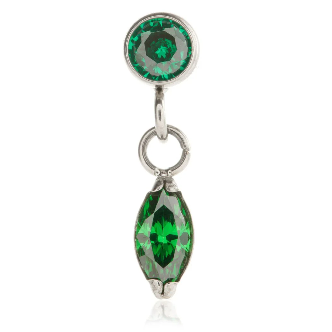 Ti Internal Hanging Marquise Round Gem Attachment - Image 2