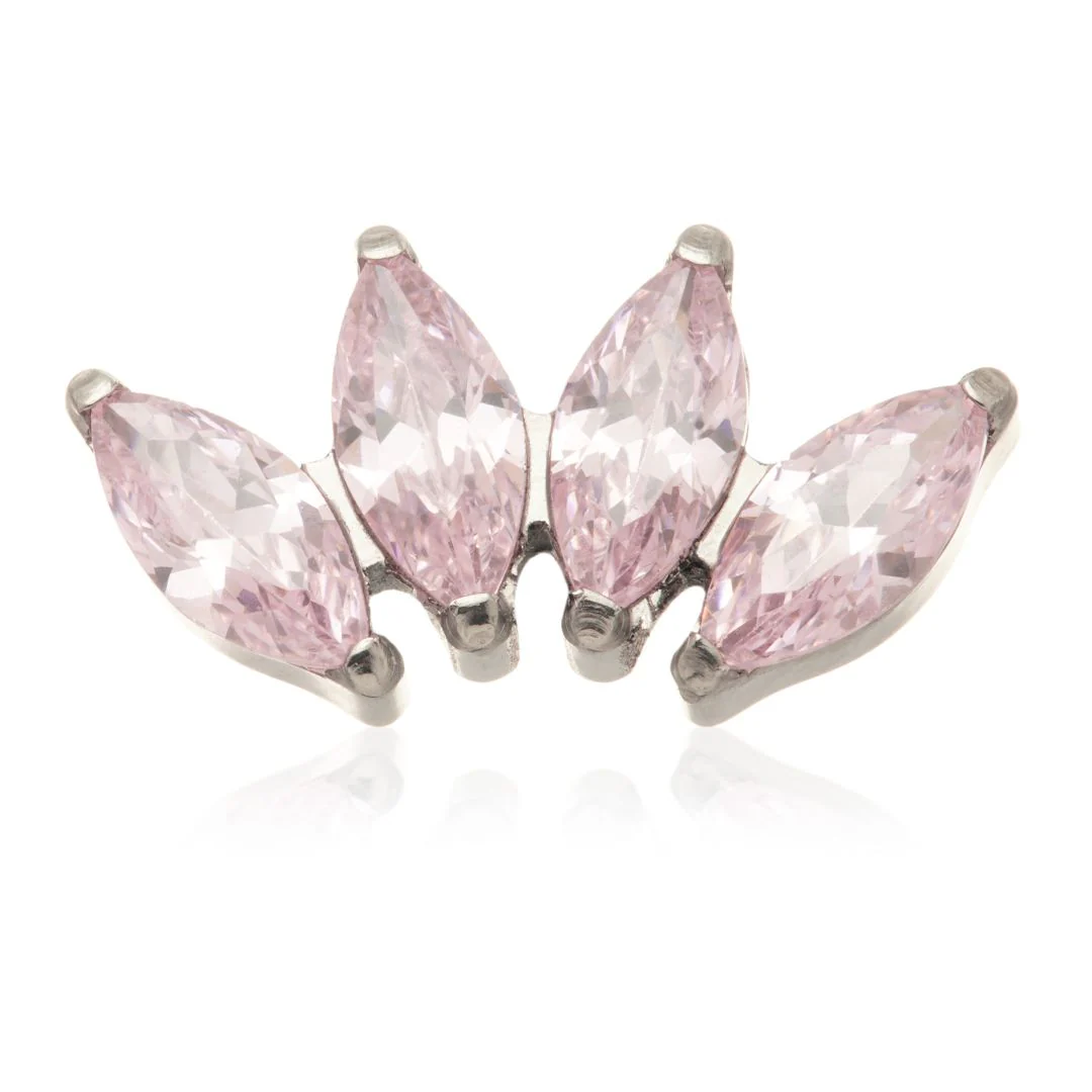 Ti Internal Marquise Gem Cluster Attachment - Crystal - Image 7