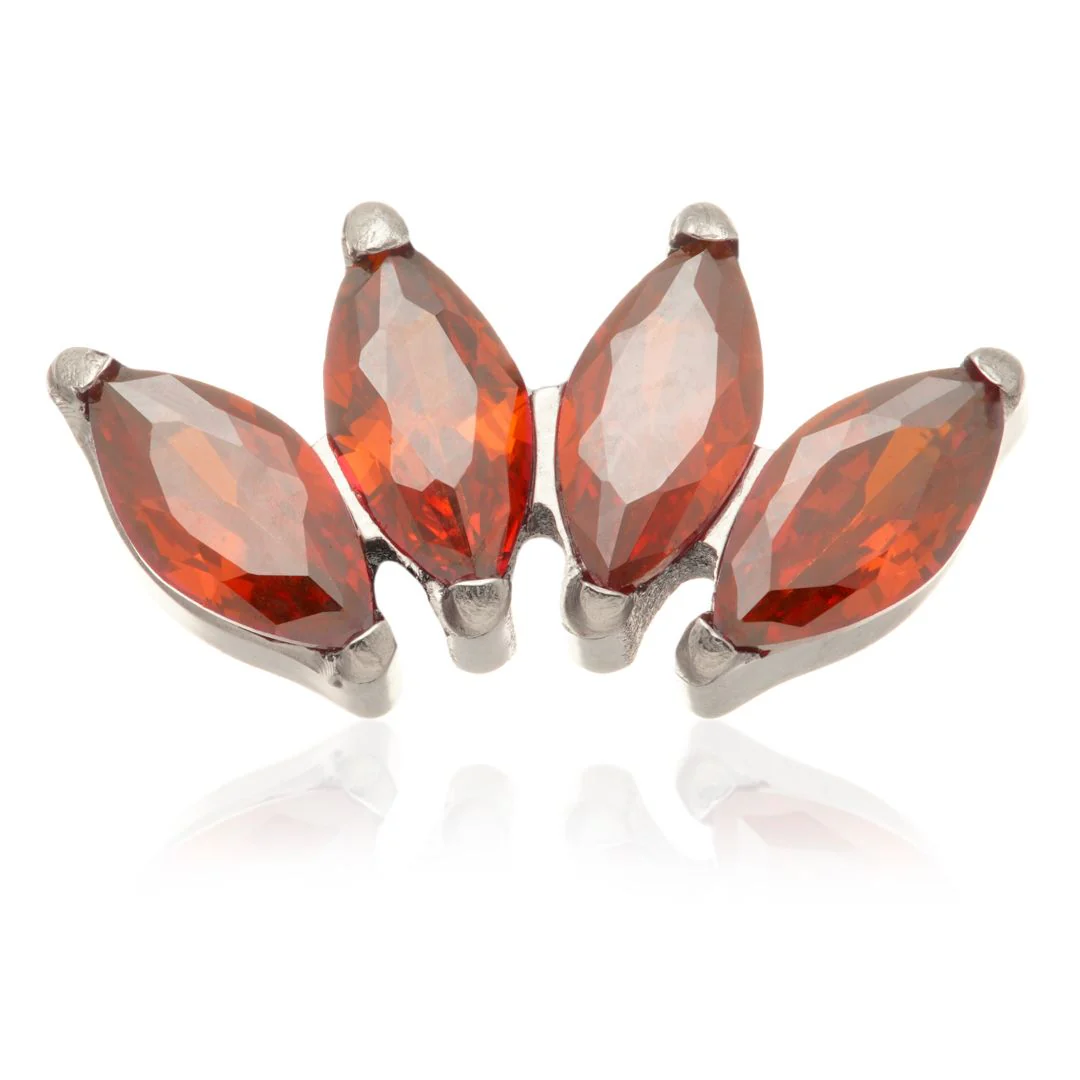 Ti Internal Marquise Gem Cluster Attachment - Crystal - Image 9