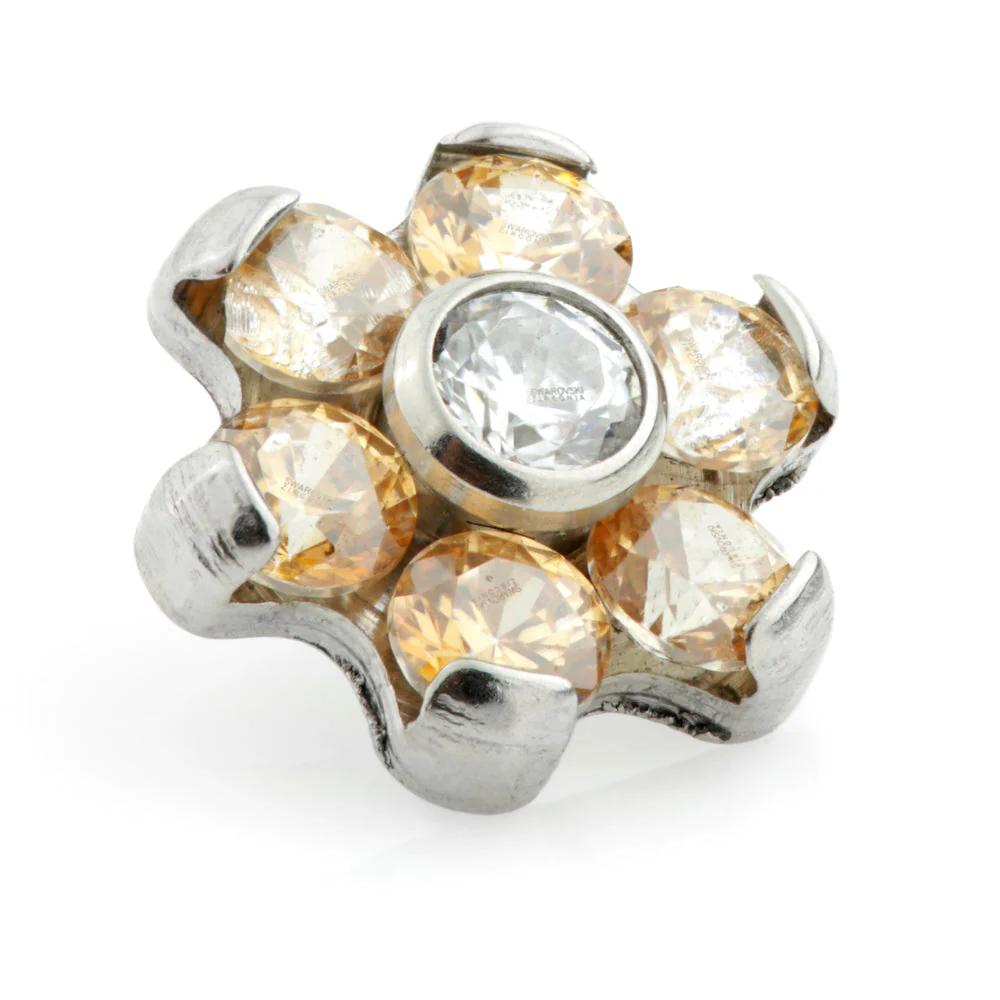 Ti Internal Micro Gem Flower Attachment (6 petals) - Image 18