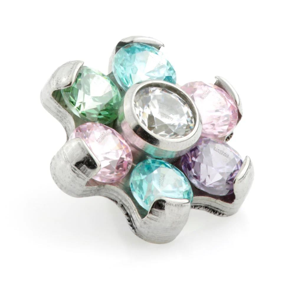 Ti Internal Micro Gem Flower Attachment (6 petals) - Image 5