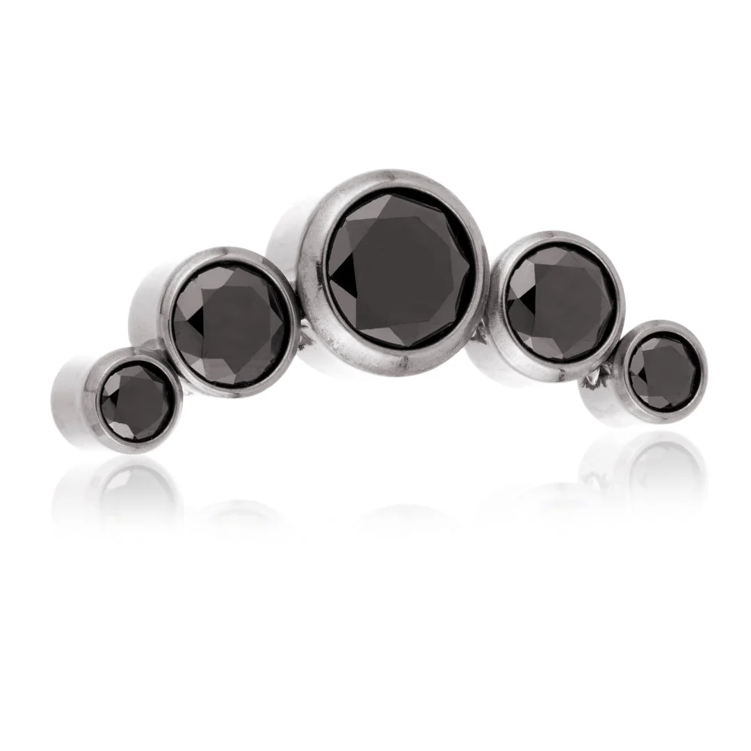 Ti Internal Multi Gem Crescent Attachment - Image 3