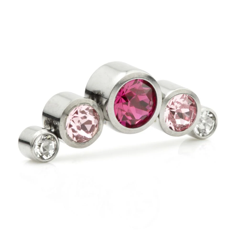 Ti Internal Multi Gem Crescent Attachment - Image 4