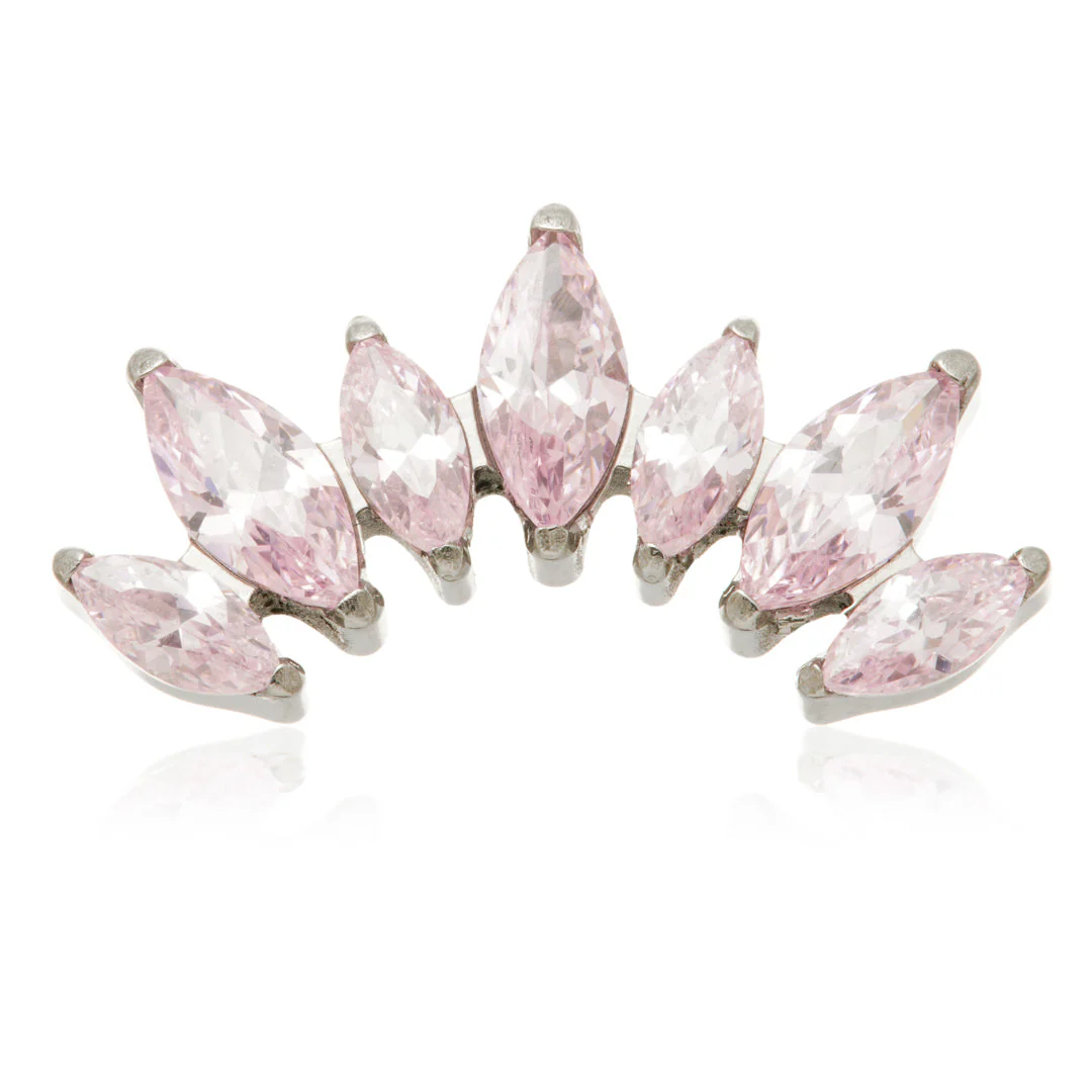 Ti Internal Prong Jewelled Marquise Cluster Attachment - Image 3