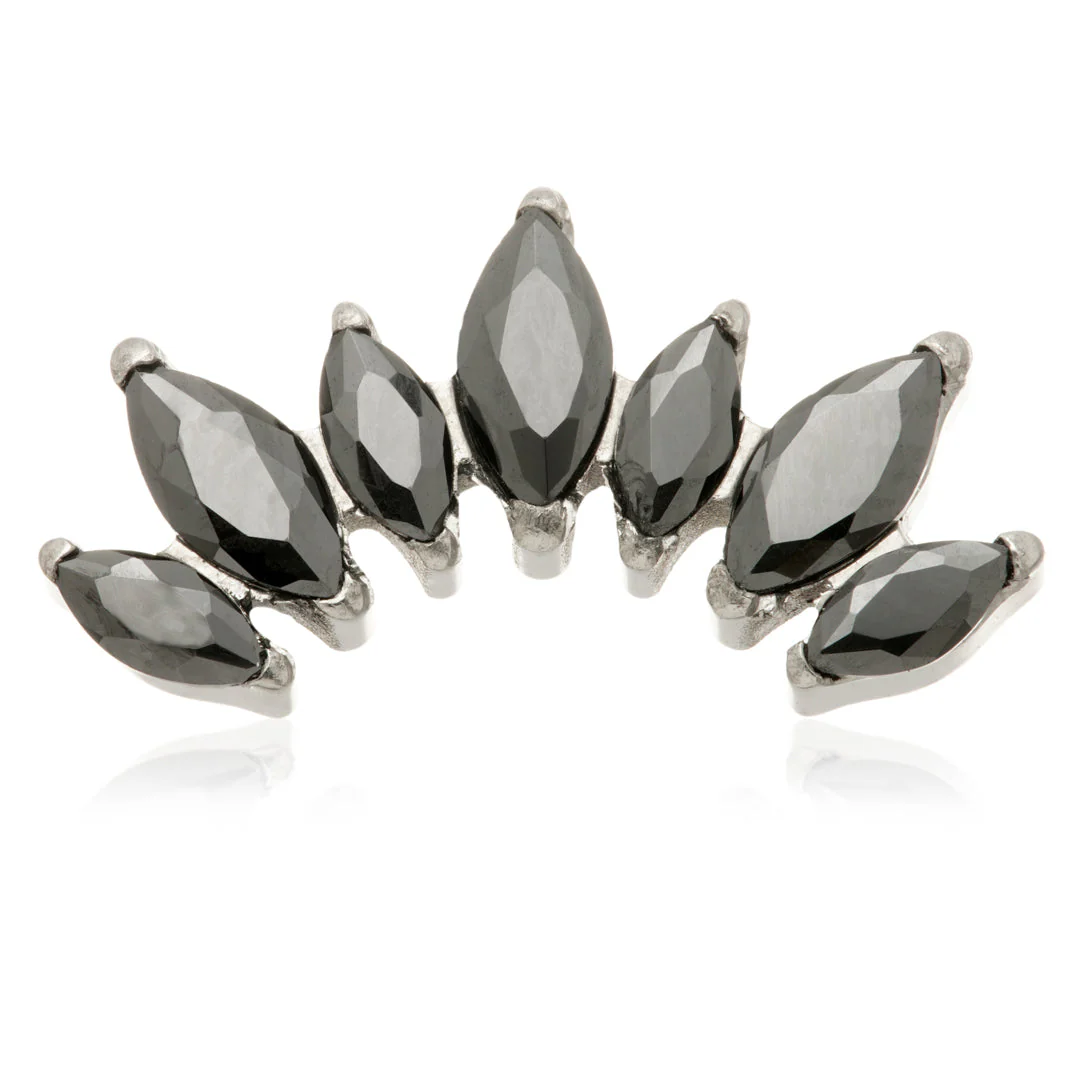Ti Internal Prong Jewelled Marquise Cluster Attachment - Image 4