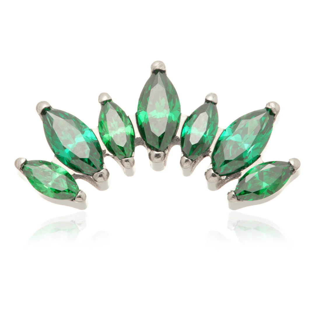 Ti Internal Prong Jewelled Marquise Cluster Attachment - Image 6