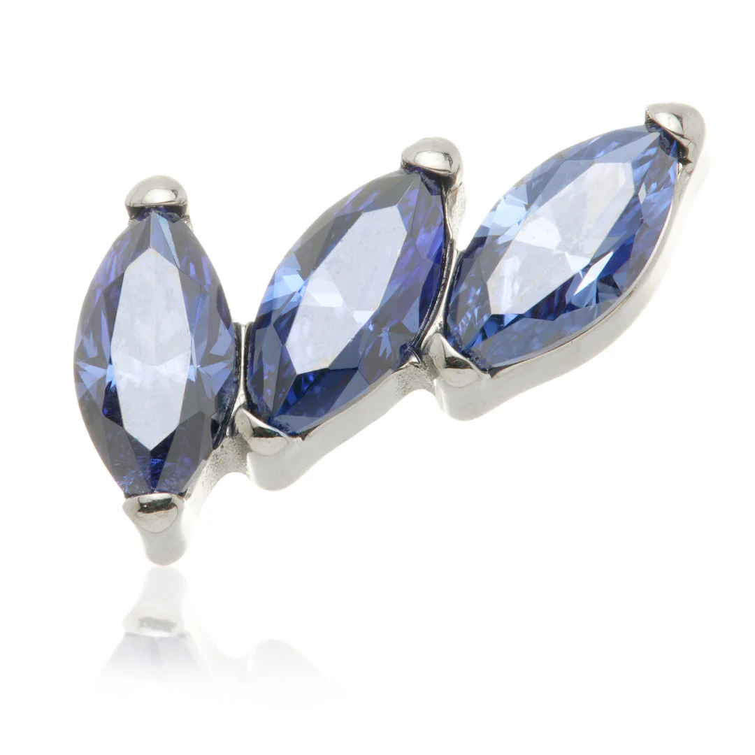 Ti Internal Triple Curved Marquise Fan Attachment - Image 3