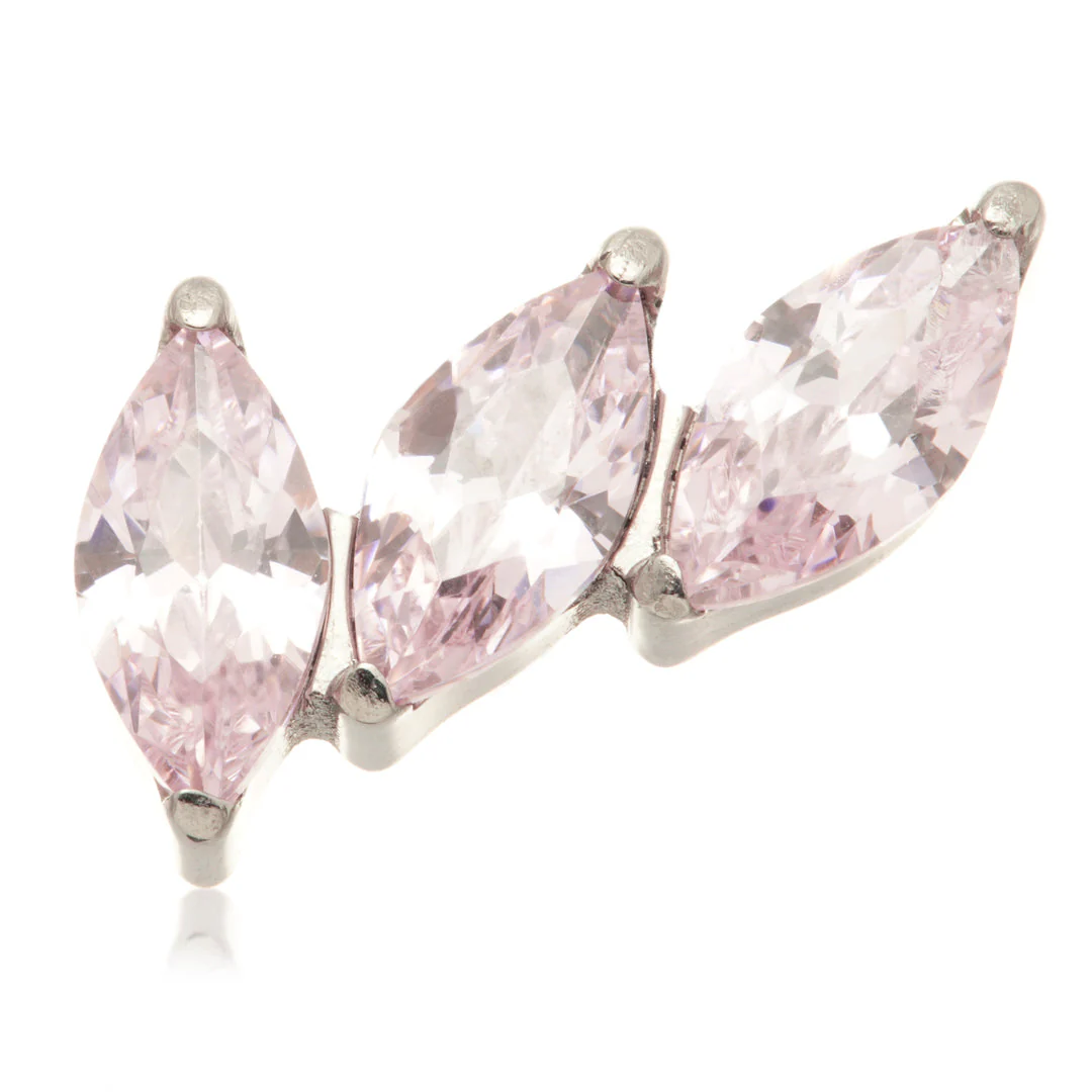 Ti Internal Triple Curved Marquise Fan Attachment - Image 4