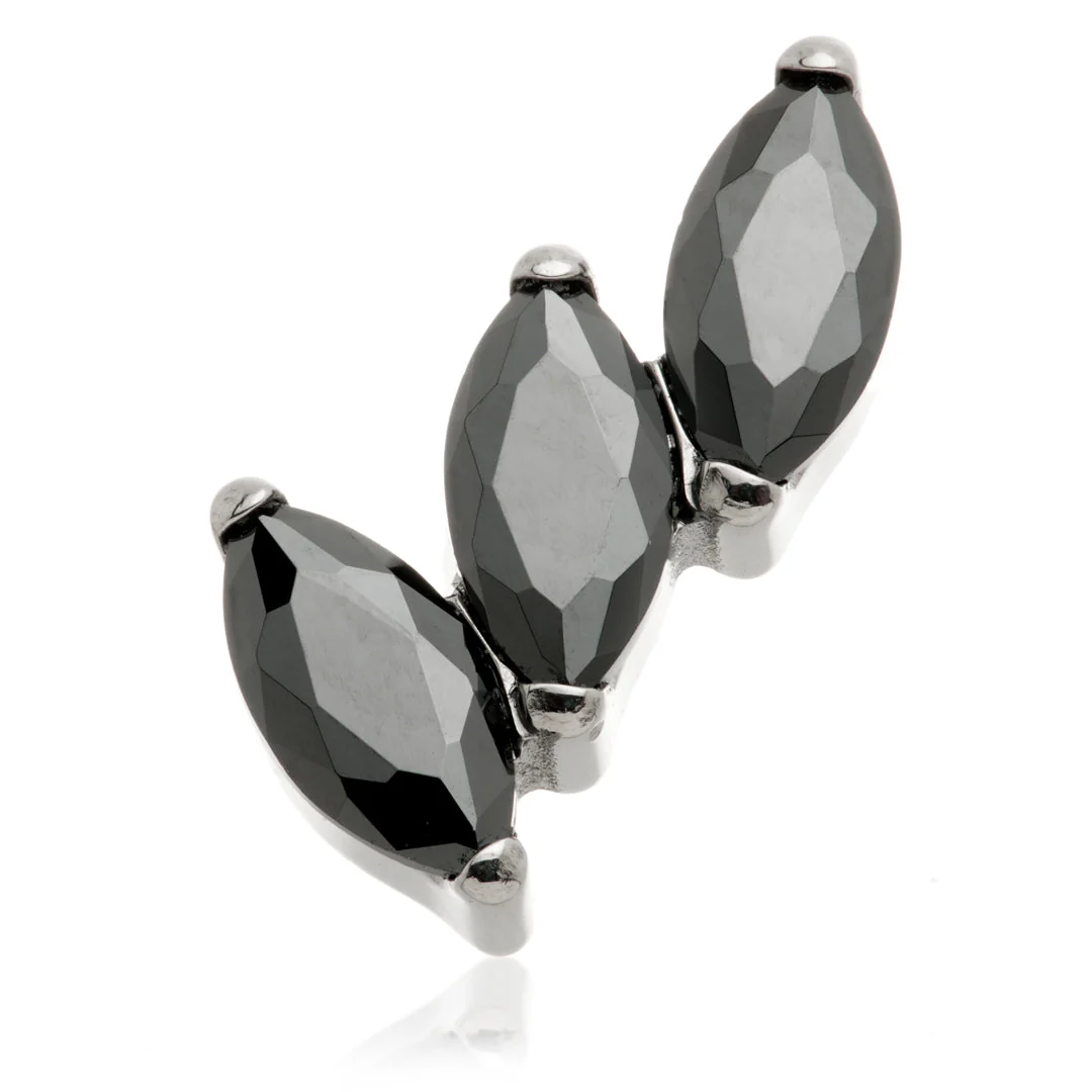 Ti Internal Triple Curved Marquise Fan Attachment - Image 5