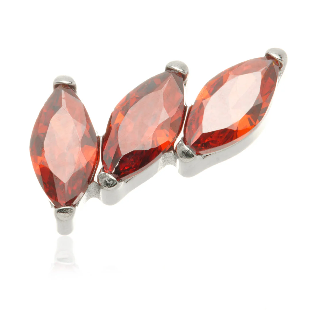 Ti Internal Triple Curved Marquise Fan Attachment - Image 6