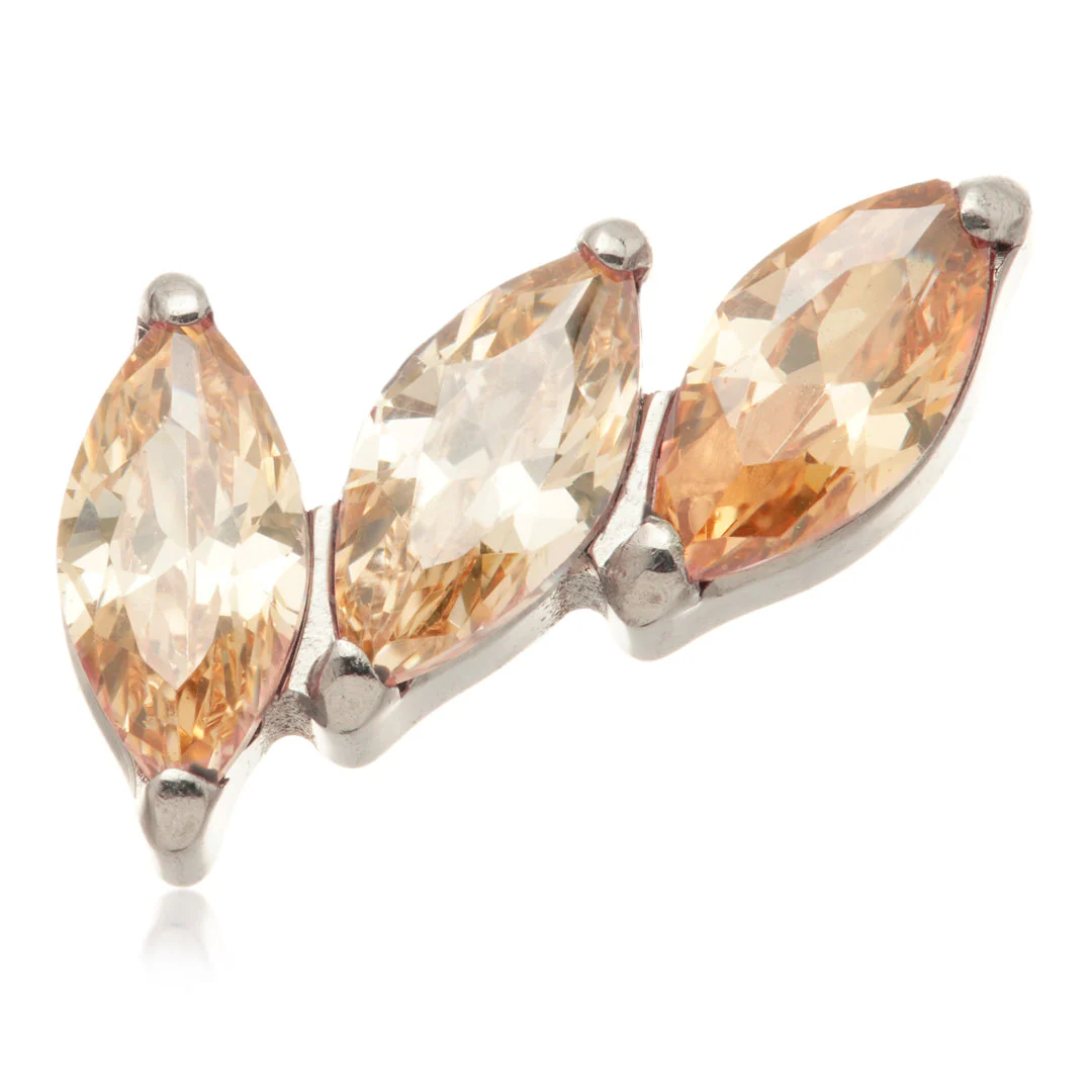 Ti Internal Triple Curved Marquise Fan Attachment - Image 9