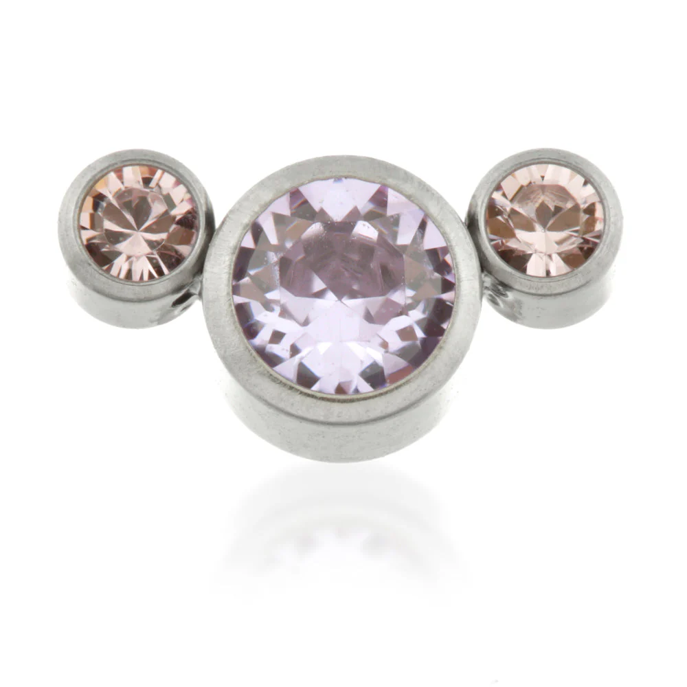 Ti Internal Triple Gem Attachment - Lilac - Image 2