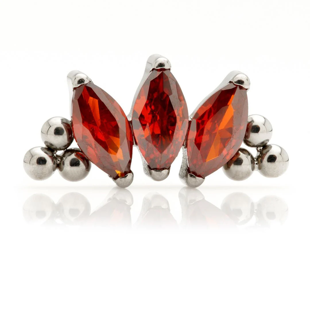 Ti Internal Triple Marquise Beaded Attachment - Image 4