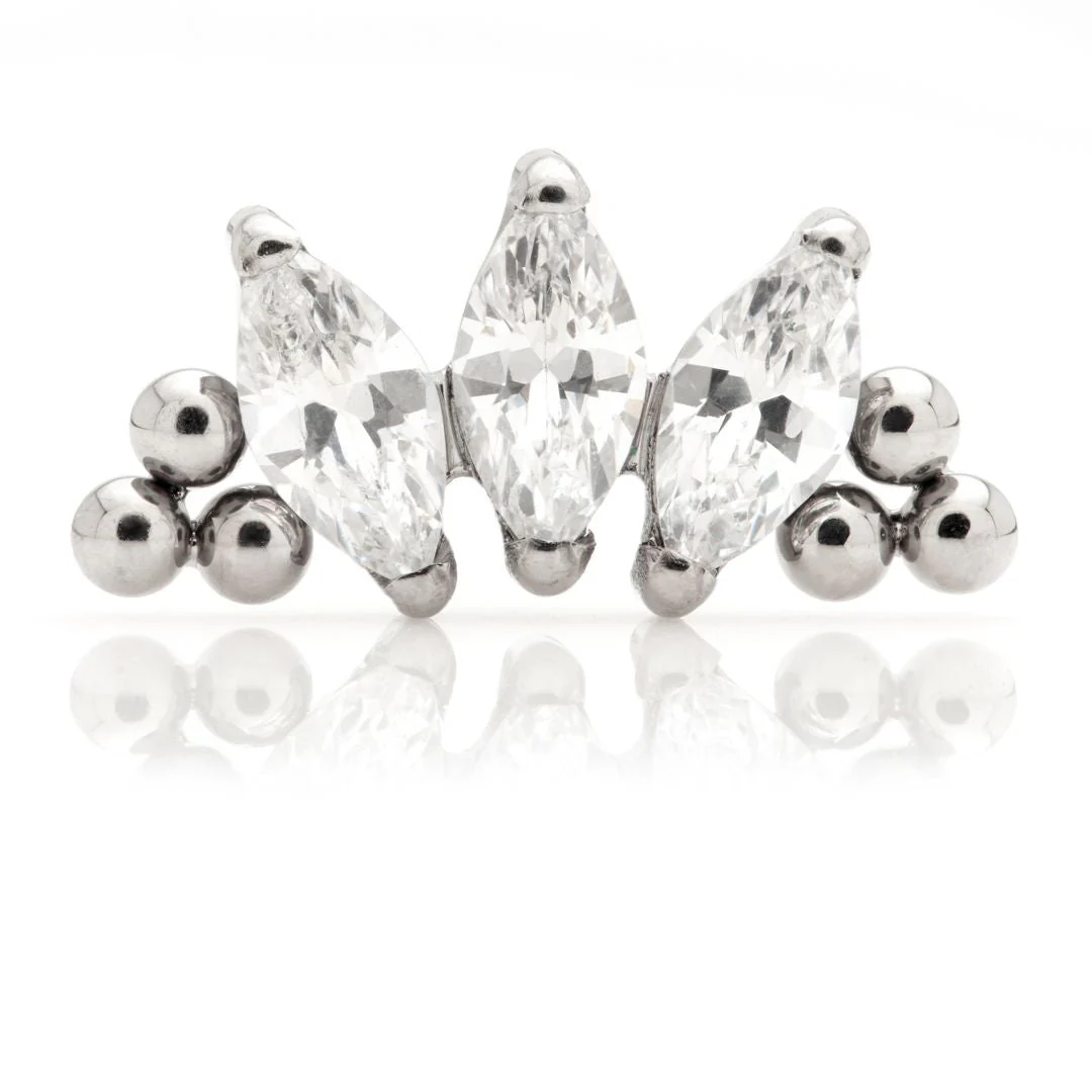 Ti Internal Triple Marquise Beaded Attachment - Image 6