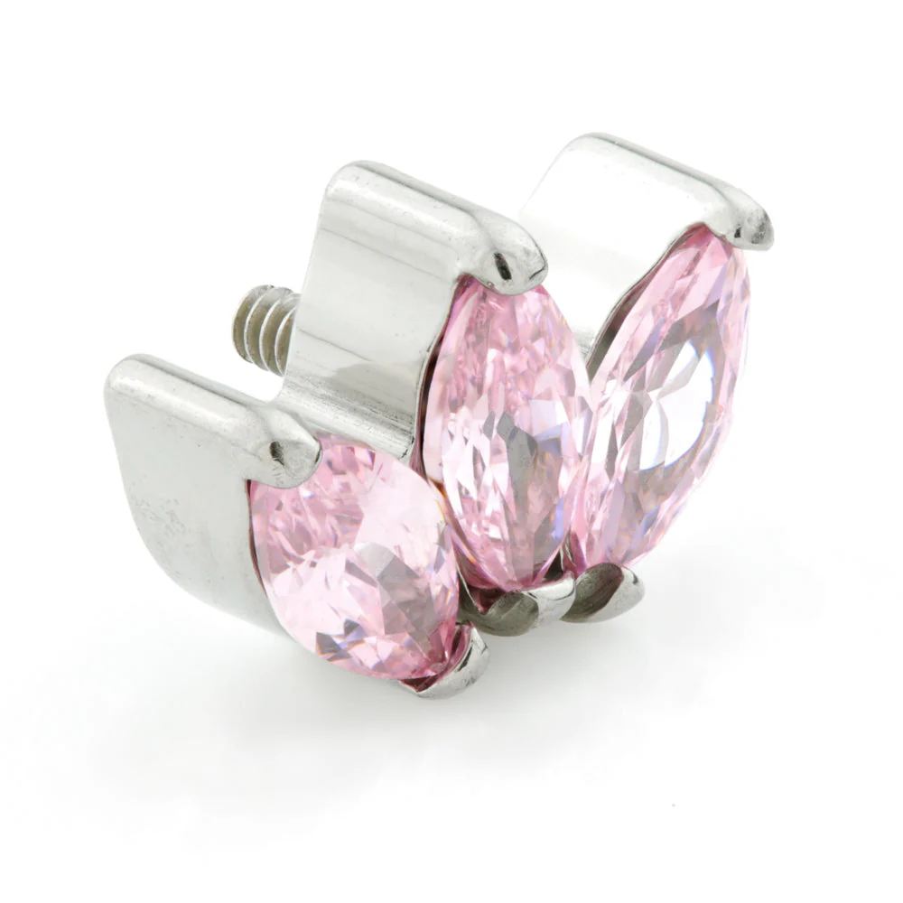 Ti Internal Triple Marquise Gem Attachment - Image 3