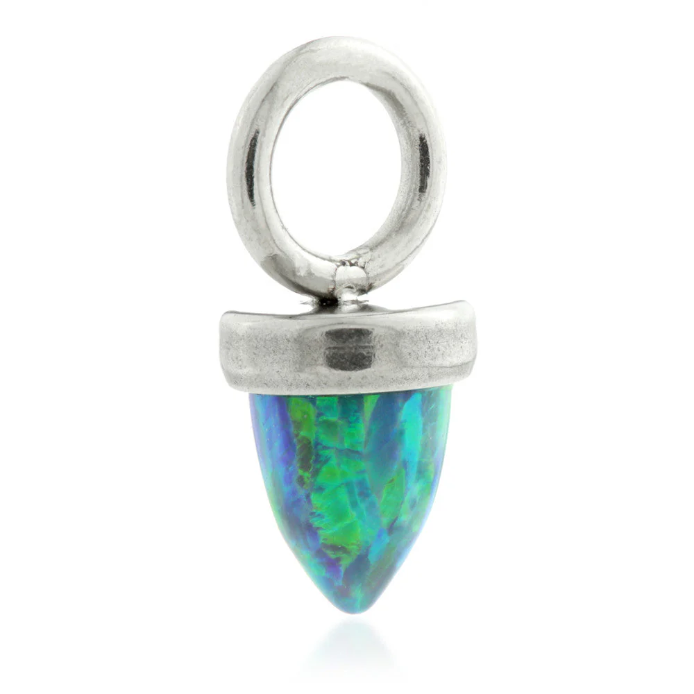 Ti Opal Spike Charm - Image 2