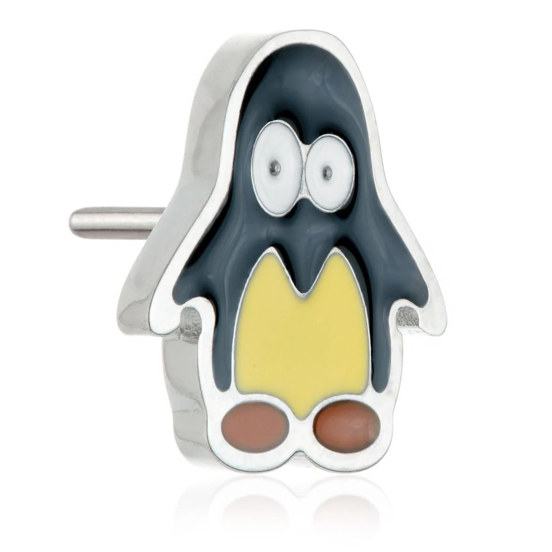 Ti Threadless Enamel Penguin Attachment