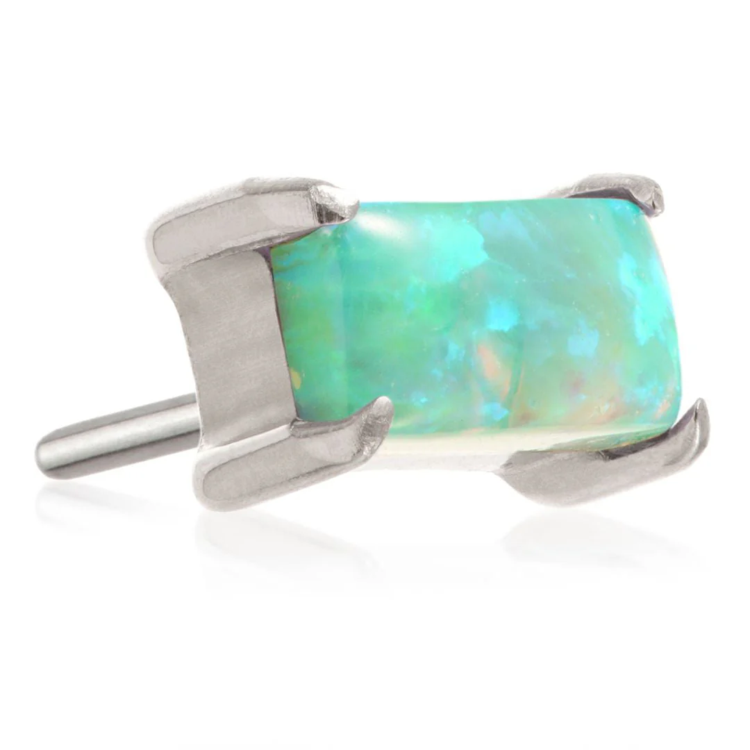 Ti Threadless Mini Baguette Opal Attachment - Image 2
