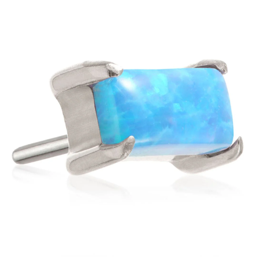 Ti Threadless Mini Baguette Opal Attachment - Image 3