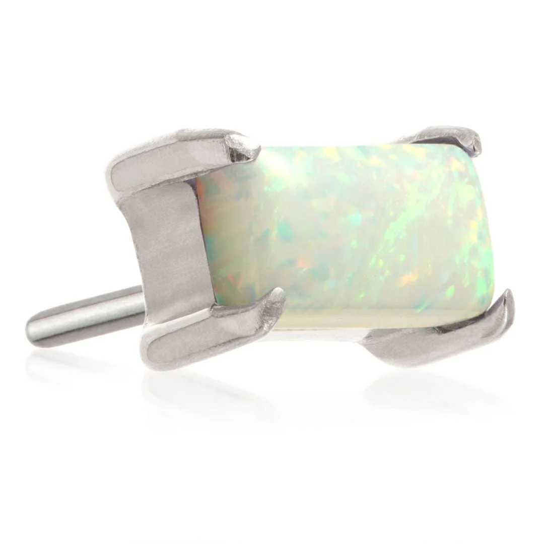 Ti Threadless Mini Baguette Opal Attachment - Image 5