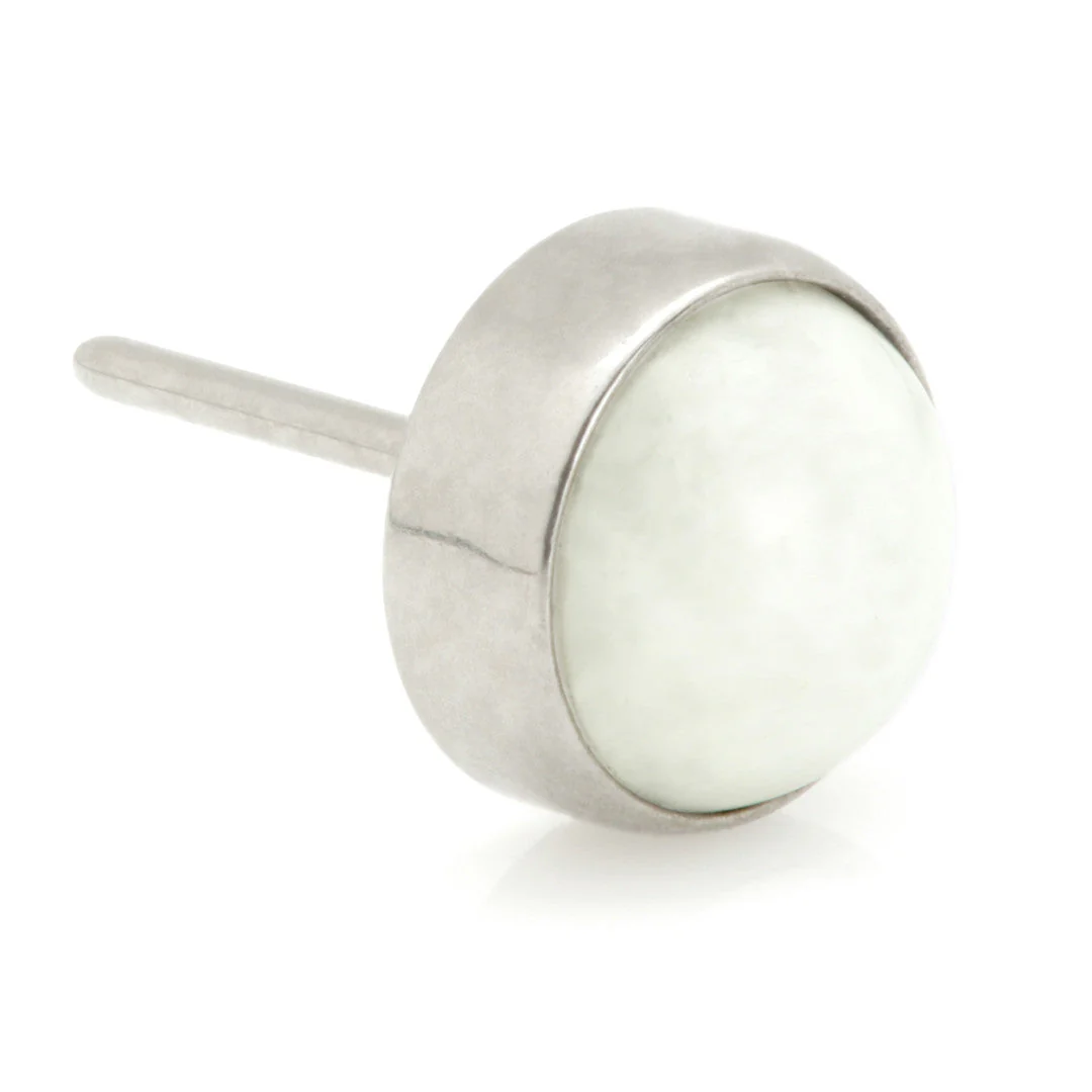 Ti Threadless Moonstone Bezel Attachment