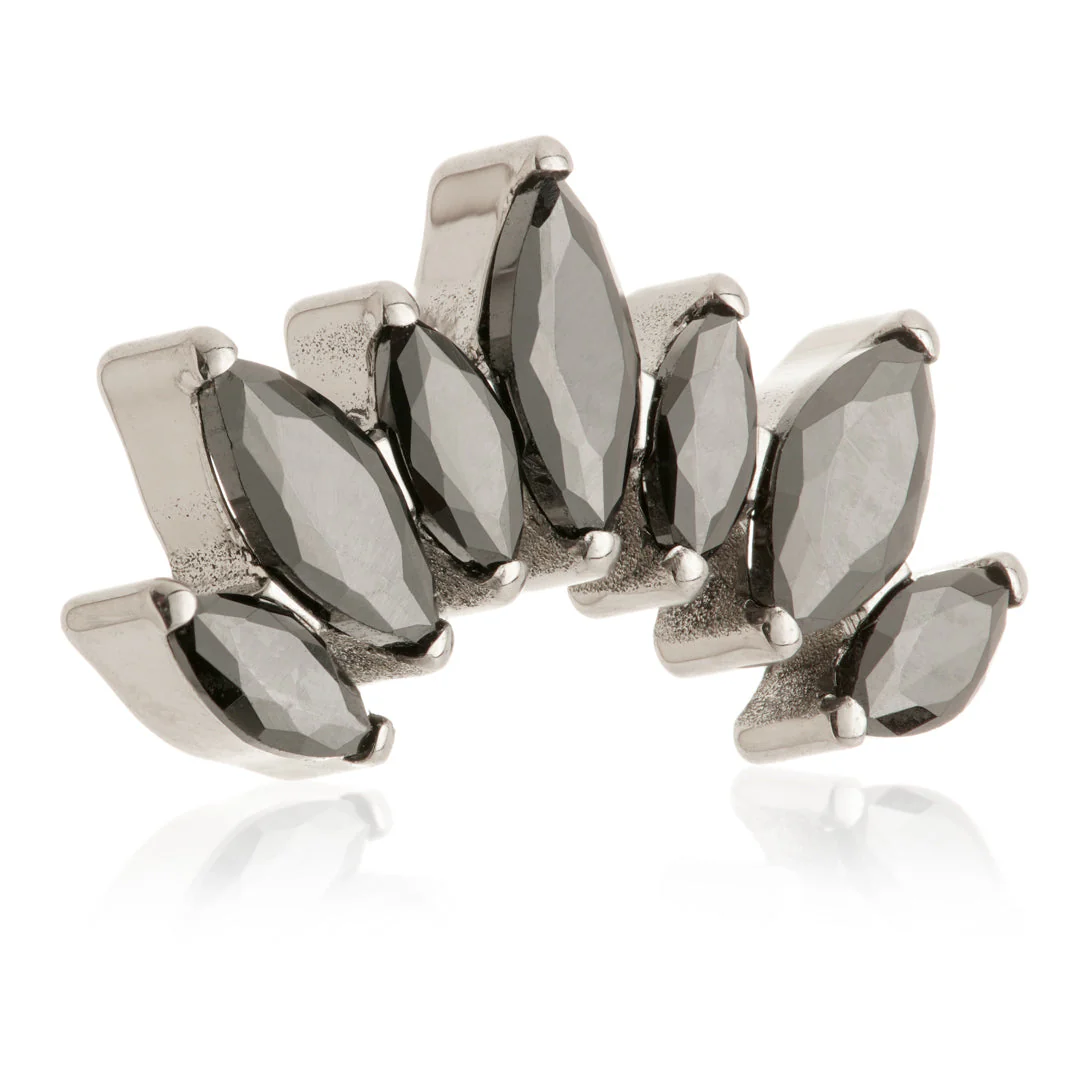 Ti Threadless Prong Jewelled Marquise Cluster Attachment - Image 5