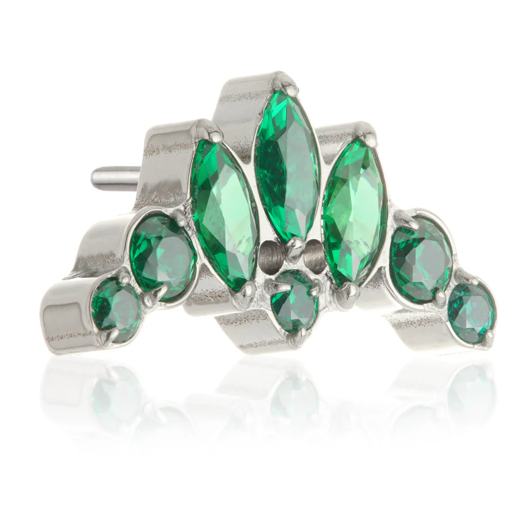 TiC Fleur De Lis Jewelled Threadless Attachment - Image 6