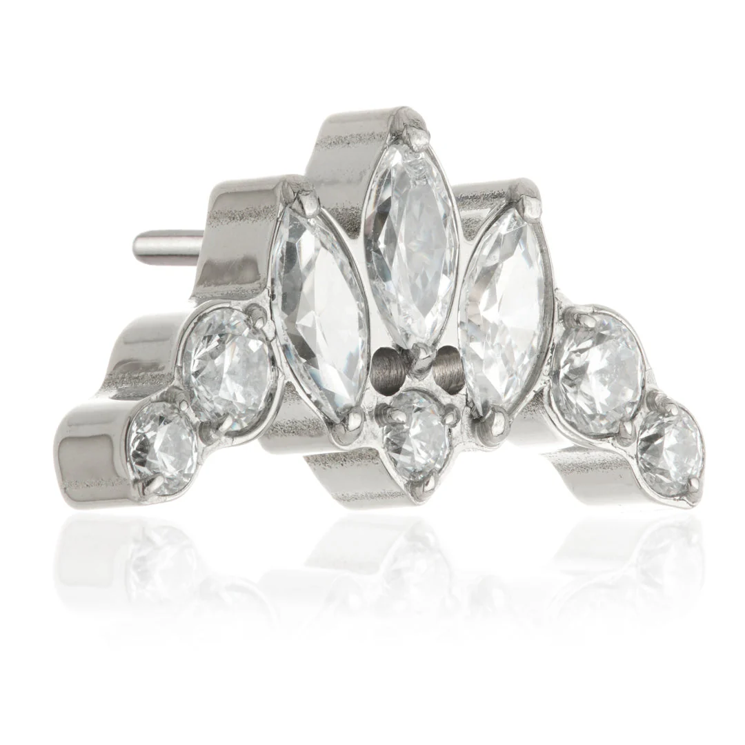 TiC Fleur De Lis Jewelled Threadless Attachment - Image 7